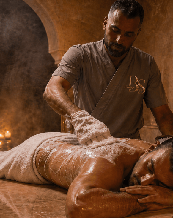 Traditional Moroccan bath for men at Boutique Spa Abu Dhabi