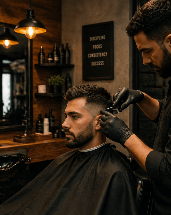 Men’s salon and grooming service at Boutique Spa Abu Dhabi